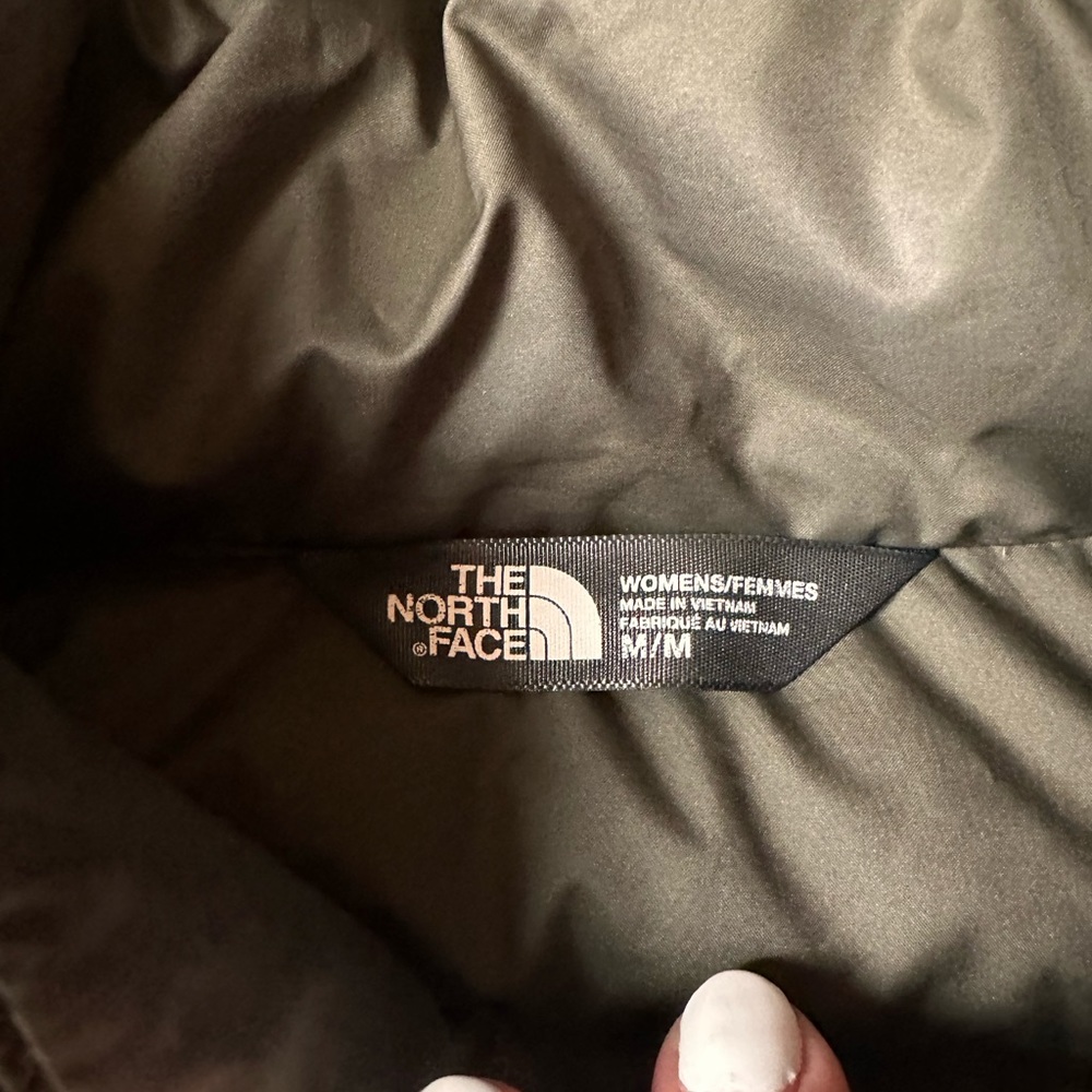 The North Face- Army Green Puffer Vest